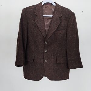 Vintage Andre Villard Paris Brown Men's/HUSKY BOYS Blazer 37XS